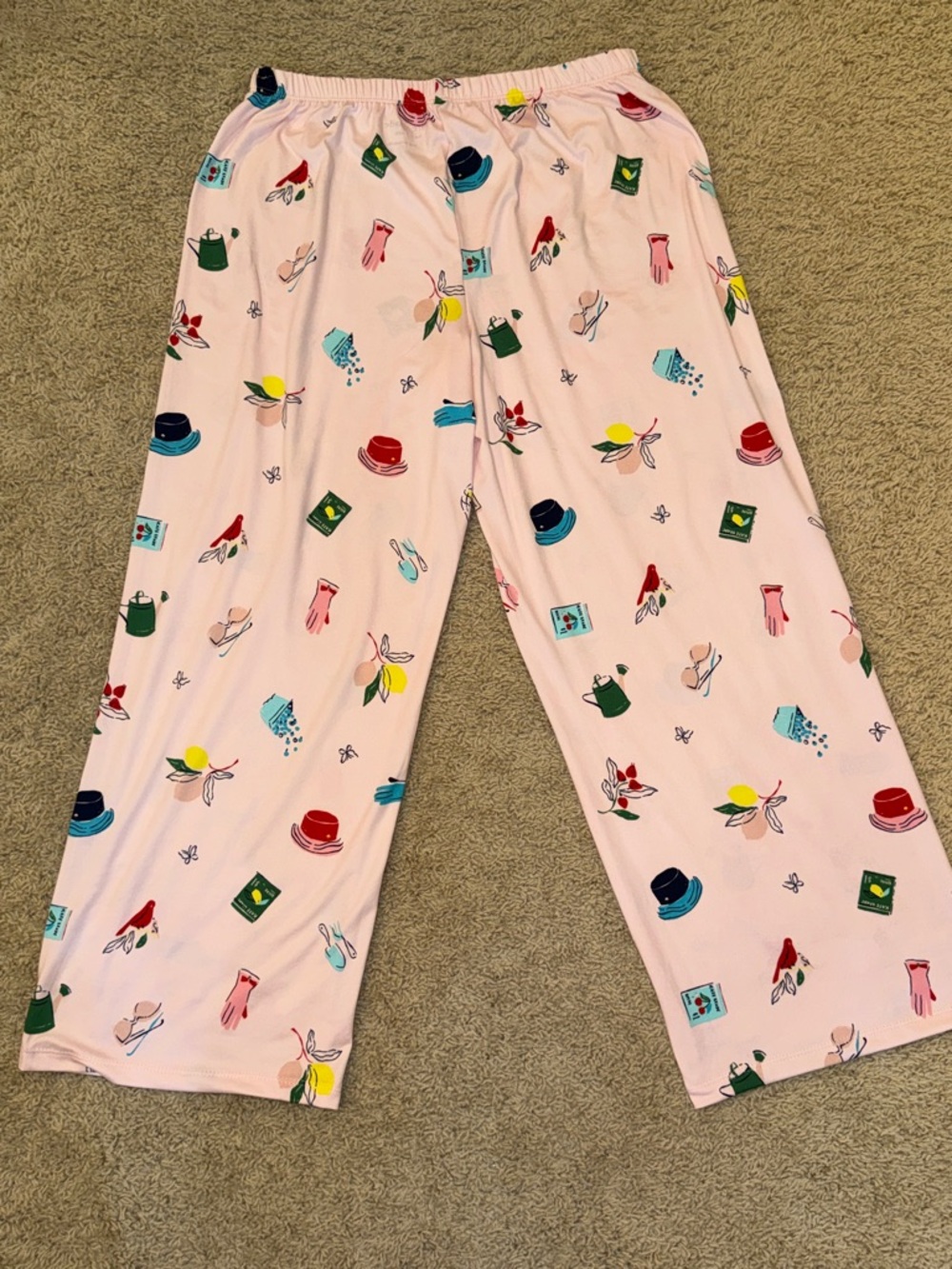 kate spade Light Pink Printed Two-Piece Pajama Set - Picture 12 of 13